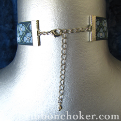 Ribbon Choker Necklace assembled by Rina Slayter of Twilight's Fancy